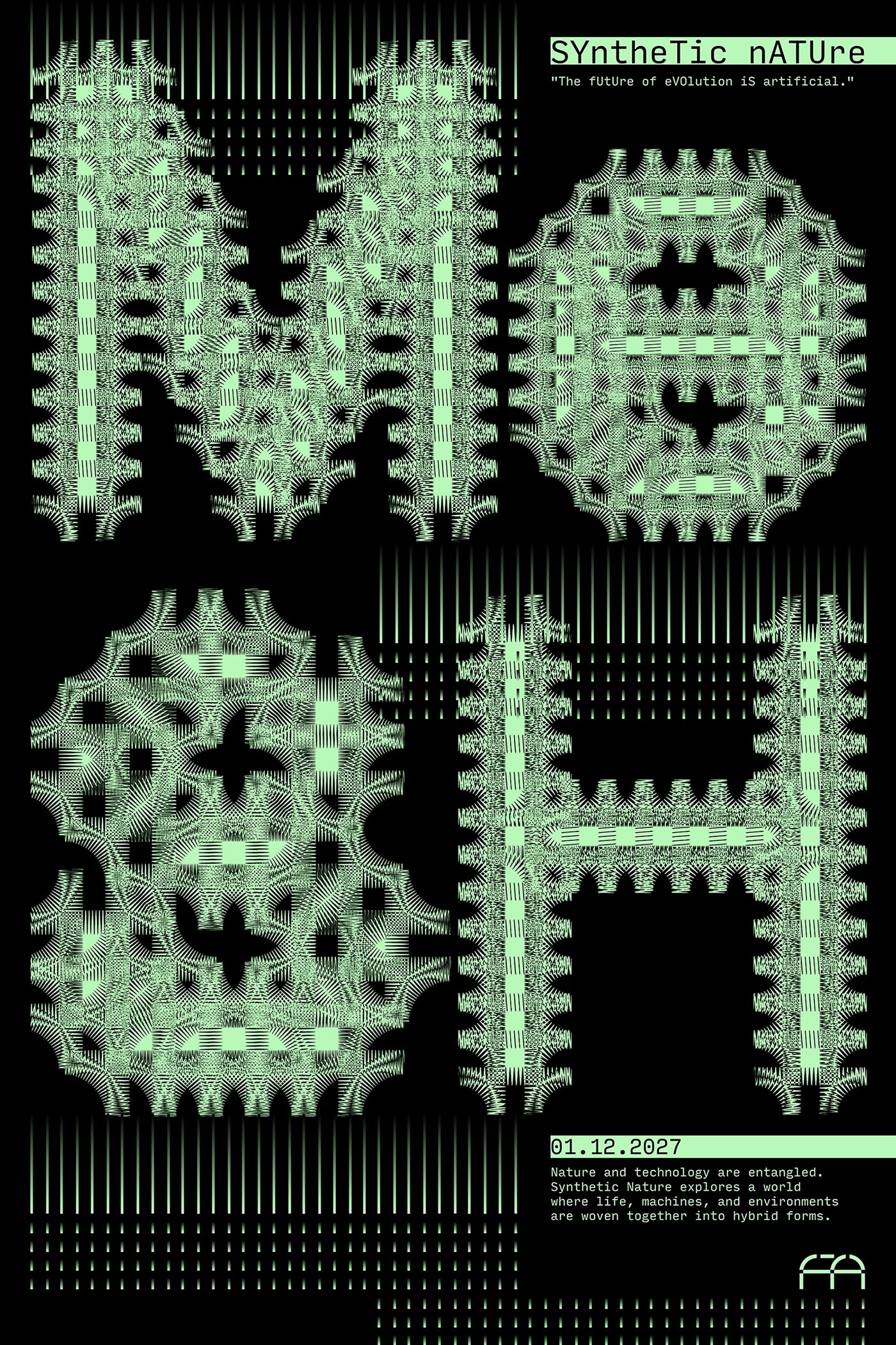 Eleanor Yang Synthetic Nature typeface creatures - weekly design recap