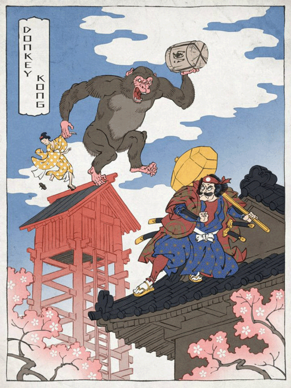 Traditional Japanese woodblock carvings give Nintendo a newfound
