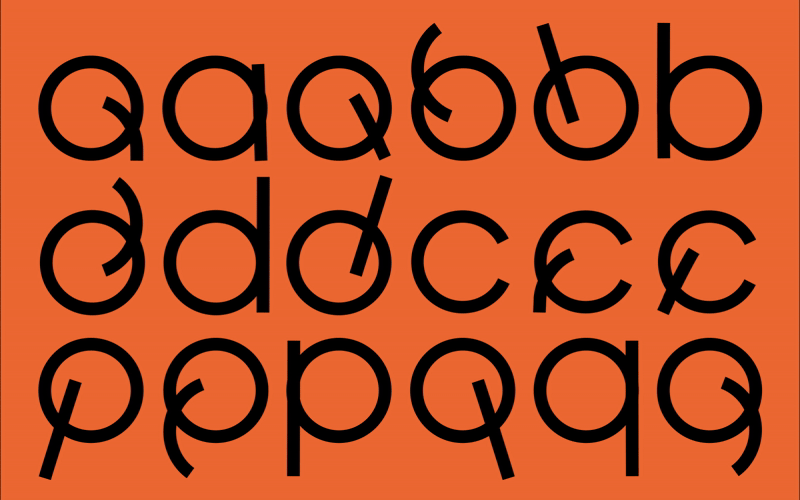 In Requena Office's identity for Garden Pizza, words look like plants and letters like flowers