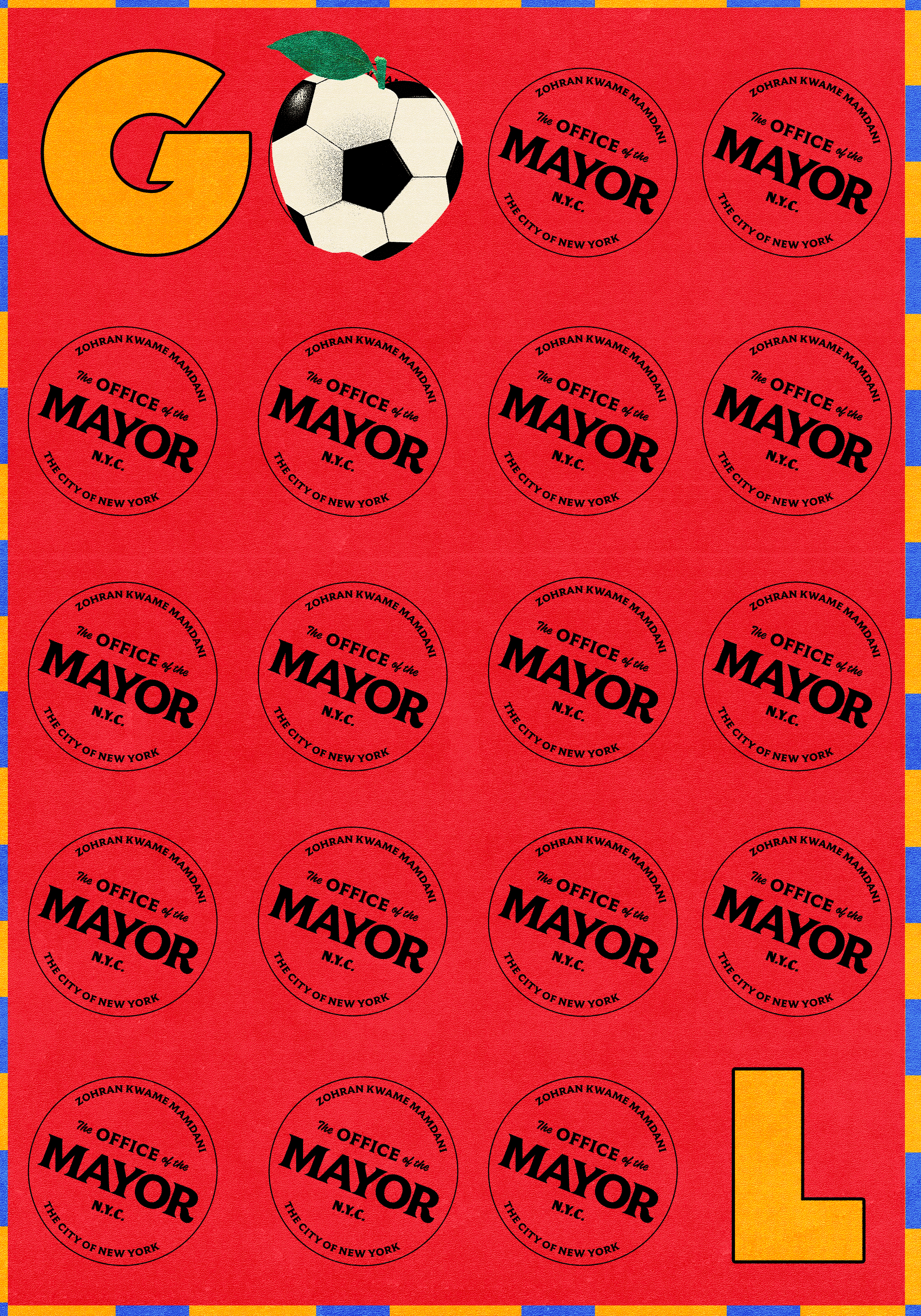 Mamdani’s NYC World Cup campaign is inspired by sports memorabilia, city signage, the subway and the five boroughs